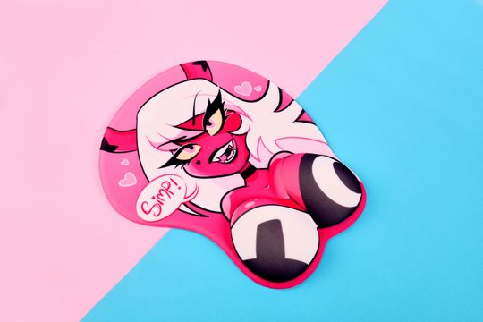 Helluva Boss Verosika 3D Mousepad | 10 Inch 3D Mousepad with Wrist Support