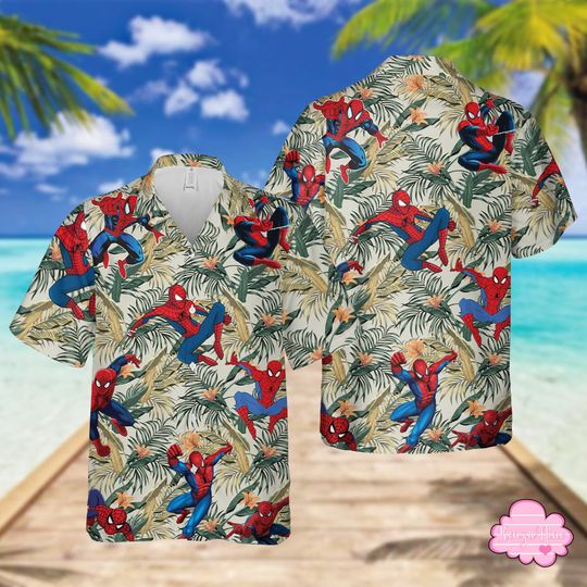 Spiderman Hawaiian Shirt