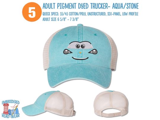 Sally Carrera Face Embroidered Cap