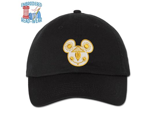 Disney Small World Clock Ears Embroidered Cap | It's a Small World Clock Embroidered Cap