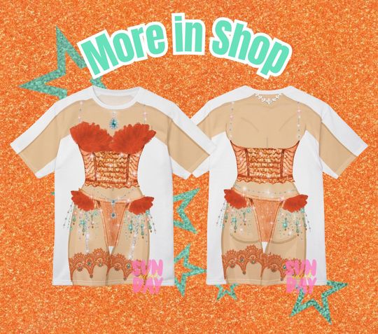 Red Showgirl Bodysuit Shirt