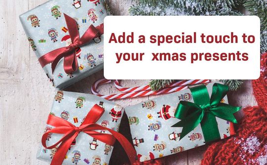 Labubu Xmas Santa Elves Wrapping Paper Custom Gift Wrap Merry Christmas paper