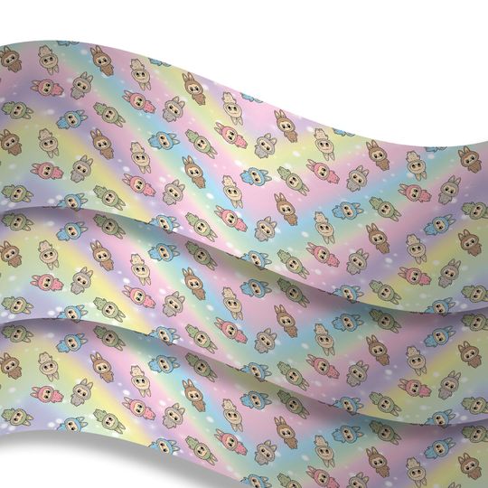Labubu Custom Gift Wrap - Birthday Wrapping Paper