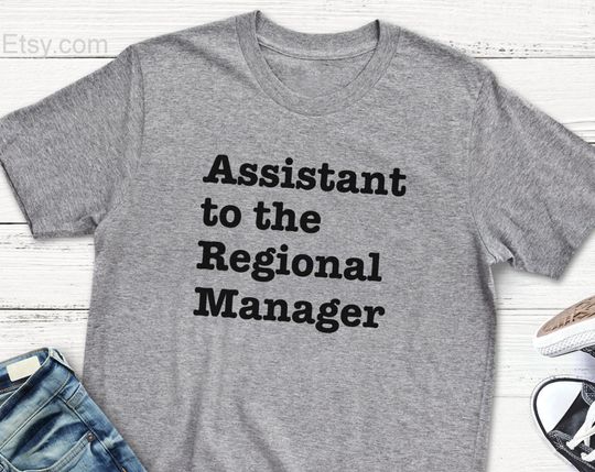 The Office Shirt, Assistant to the Regional Manager, Soft and Comfy Unisex TShirt, Dunder Mifflin