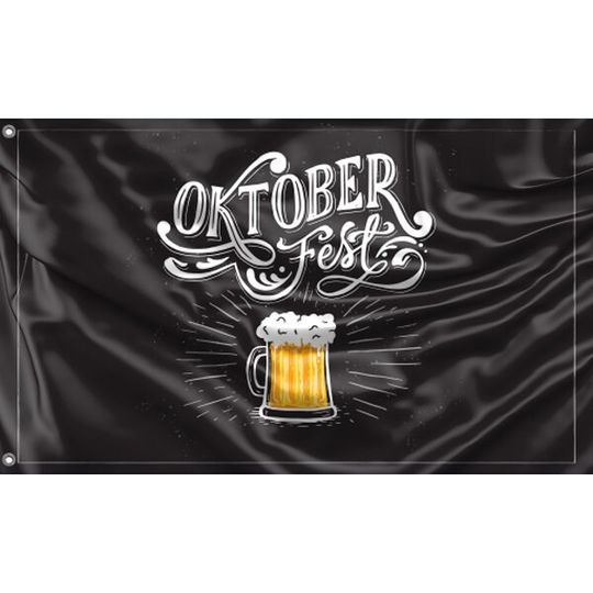 Oktoberfest Flag III Unique Print