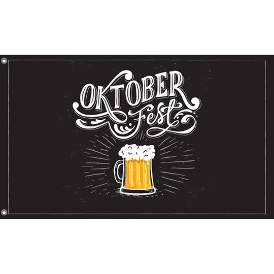 Oktoberfest Flag III Unique Print
