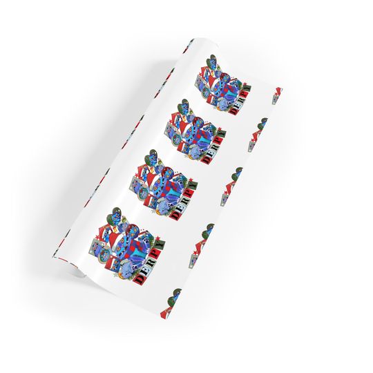 K-Pop Demon Hunter Huntrix Derpy Christmas Wrapping Paper Roll
