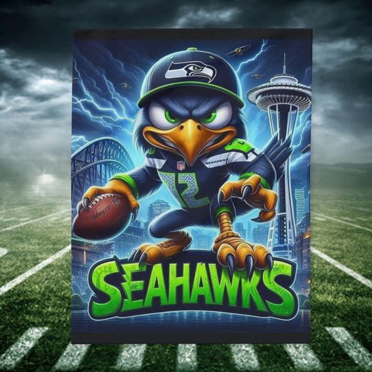 football Seahawks Arctic Fleece Blanket