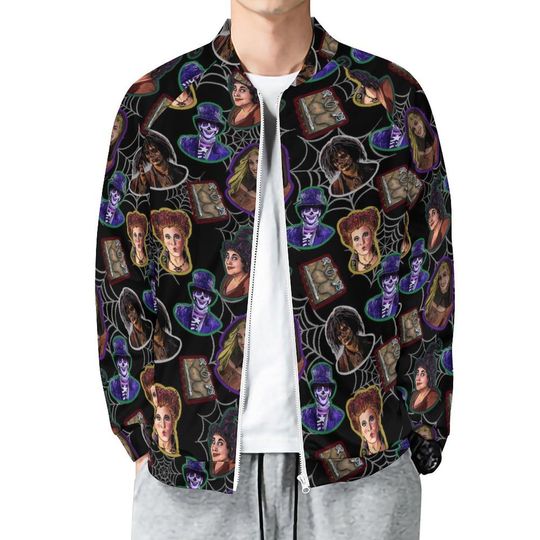 Hocus Pocus Zip-Up Jacket | Hocus Pocus Jacket | Hocus Pocus Scrub Jacket | Disney Parks Jacket | Disney Nurse Jacket | Disney Scrub Jacket