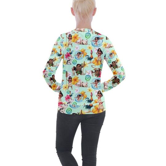 Moana Zip-up Jacket | Moana Jacket | Disney Nurse Jacket
