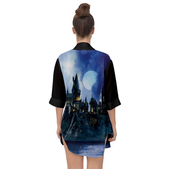 Wizard's Castle Chiffon Kimono | Wizard's Kimono | Kimono | Beach Kimono