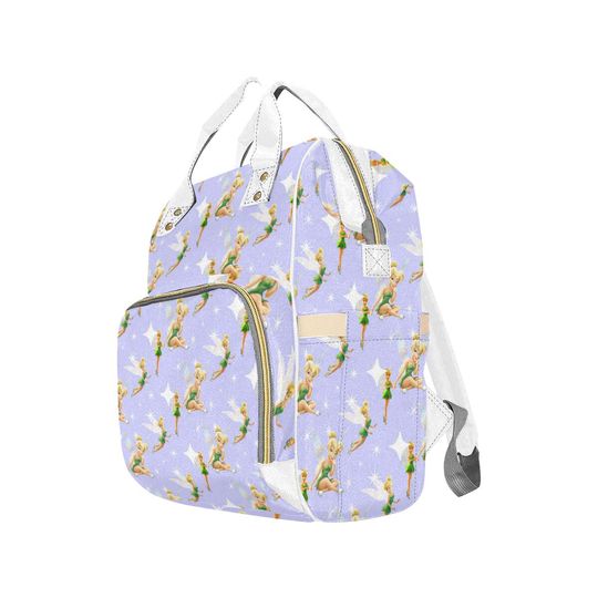 Tinker Bell Diaper Bag Backpack | Tinker Bell Backpack | Peter Pan Backpack | Disney Diaper Bag | Disney Backpack | Disney Diaper Backpack