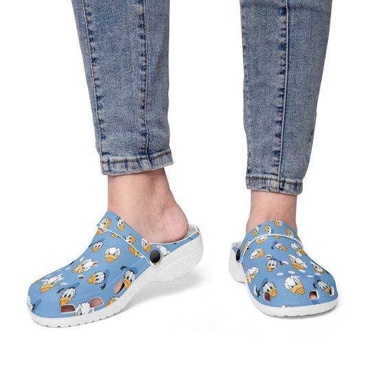 Donald Duck Clogs, Donald Clogs, Disney Clogs
