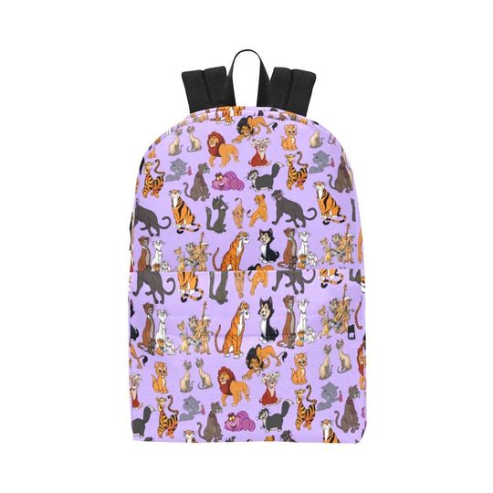 Disney Cats Backpack | Disney Cats Book Bag | Cats Backpack | Disney Backpack | Disneyland Backpack | Disney Bag | Disney World Backpack