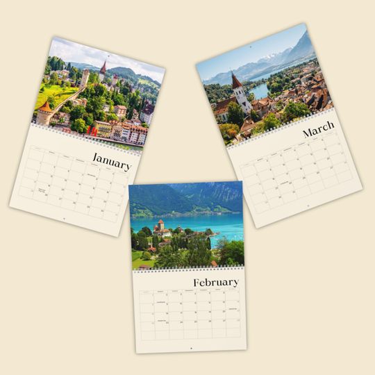 2026 Switzerland Wall Calendar