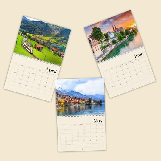 2026 Switzerland Wall Calendar