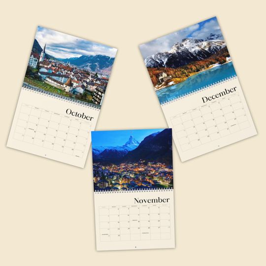 2026 Switzerland Wall Calendar