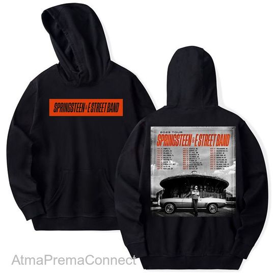 Bruce Springsteen And The E Street Band Tour Hoodie, Springsteen Tour Shirt, Rock Tour 2023 Shirt