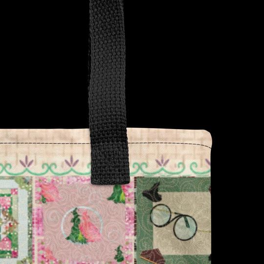 Wicked Inspired Fan Art Quilt-Look Tote Bag