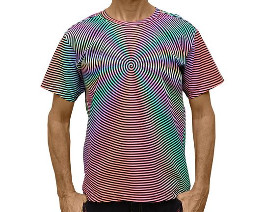 Psychedelic Headspin Goa clothing Psy Trance estival T shirt 3D