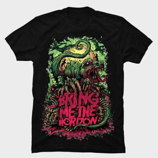 Bring Me The Horizon Devil Dinosaur T-Shirt, Bring Me the Horizon T-shirt