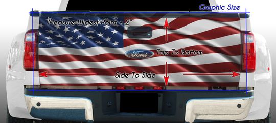 Bass Seabass Fish Tailgate Truck Bed Decal