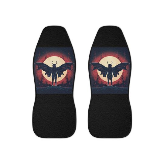 Mothman Car Seat Covers Car Accessories Universal Cryptid Cryptidcore