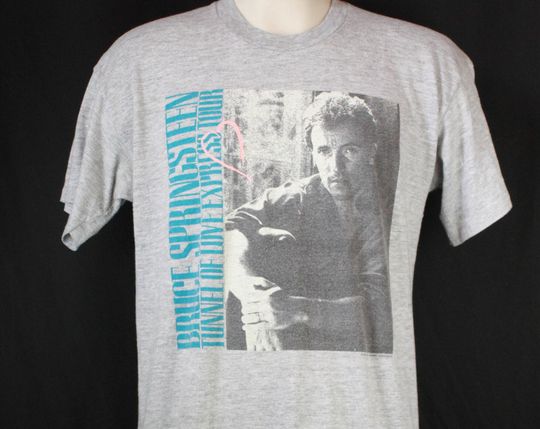 Vintage Bruce Springsteen Concert T Shirt 1988 Tunnel Of Love Express Tour