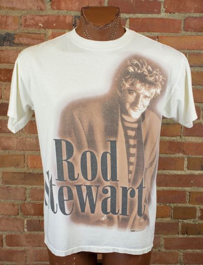 Rod Stewart 1996 In The Round Tour Concert T Shirt