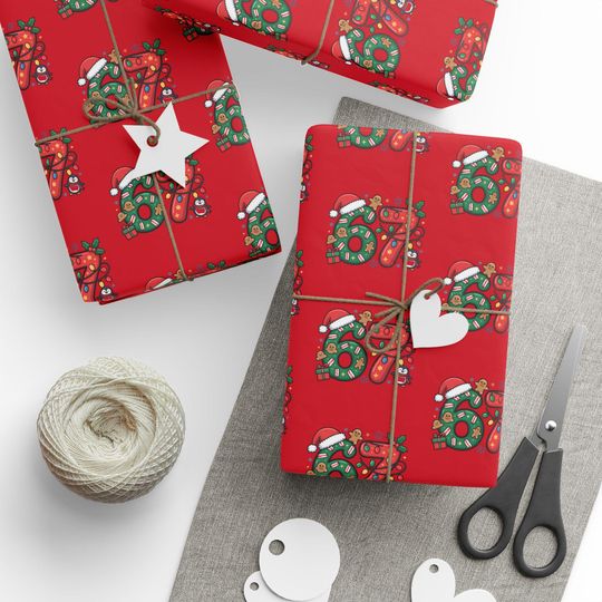 Festive Christmas 67 Wrapping Paper