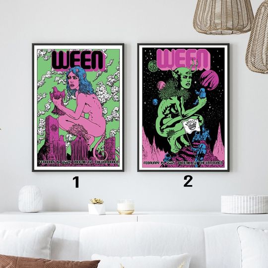 Ween February 14 and 15, 2024 Phoenix, AZ Tour Poster