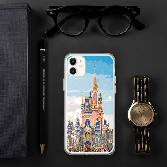 Magic Kingdom 50th Anniversary iPhone Case, Cinde Castle Design
