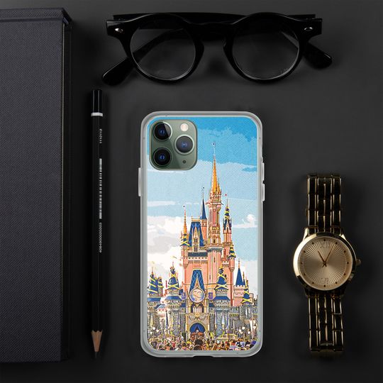 Magic Kingdom 50th Anniversary iPhone Case, Cinde Castle Design