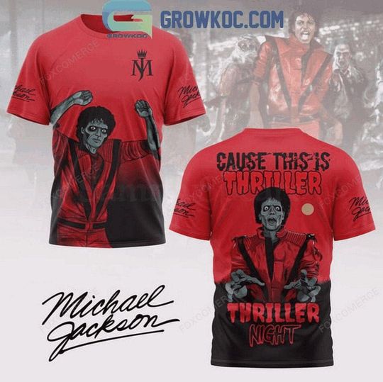 Michael Jackson Thriller Night Halloween 3D Shirt
