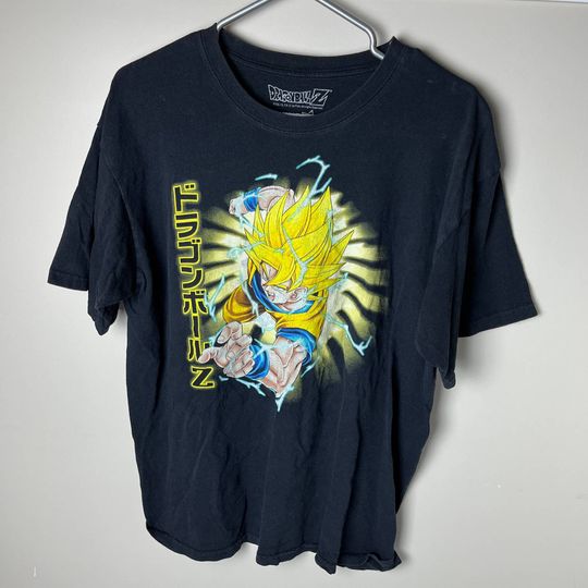 Dragon Ball Z Goku super Saiyan T-shirt large