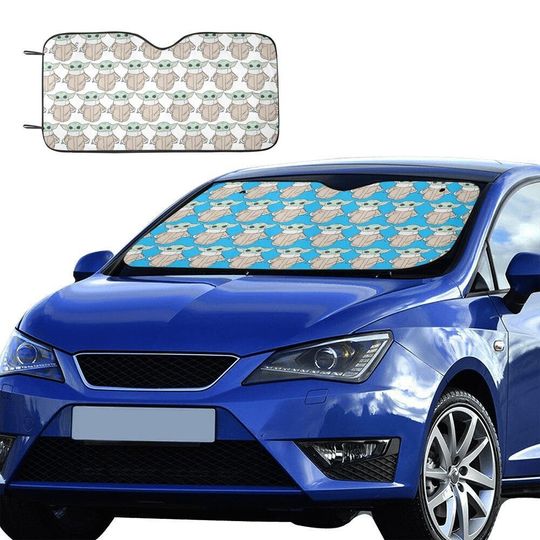 Mandalorian & Grogu Car Sun Shade