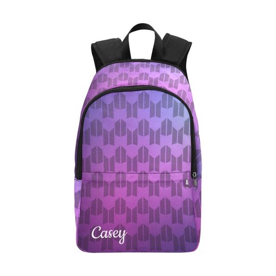 Personalized BTS & ARMY Logo Backpack - K-Pop Inspired - Add Name or Text - Purple