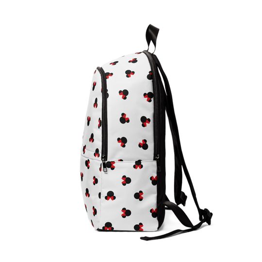 Disney Inspired Minnie Mouse Fabric Backpack, Back To School Gift