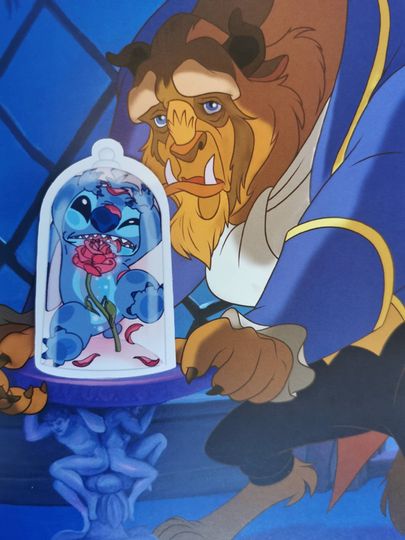 Stitch Belle Jar Sticker Stitch Crashes Disney Sticker