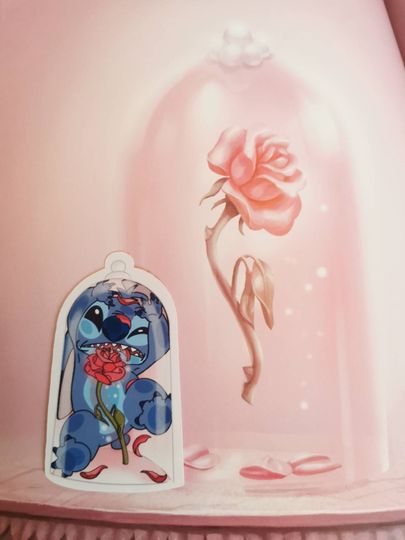 Stitch Belle Jar Sticker Stitch Crashes Disney Sticker