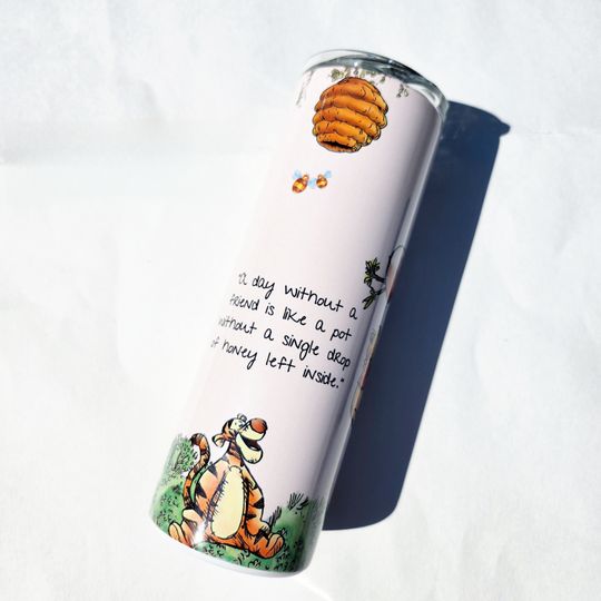 Custom Winnie The Pooh Tumbler| Disney Tumbler|  | Sublimation Tumbler