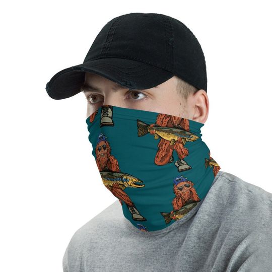 Neck Gaiter - Trout Huntin' Squatch