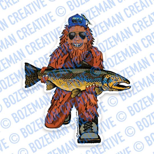 Neck Gaiter - Trout Huntin' Squatch