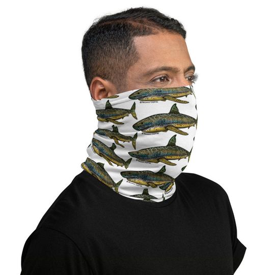 Shart - Shark Brown Trout - Neck Gaiter