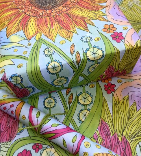 Wrapping Paper, Sunflower Wrapping Paper