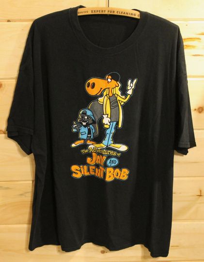 Vintage The Adventures Of Jay And Silent Bob Cartoon T-Shirt