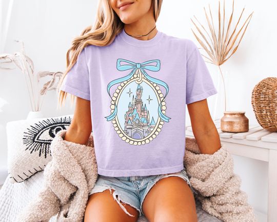 Disney World castle boxy Shirt - Disney vintage comfort colors - princess coquette shirt - comfort colors boxy tee - magical kingdom
