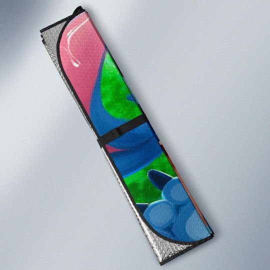 Cute Stitch Toothless Auto Sun Shades, Car Accessories