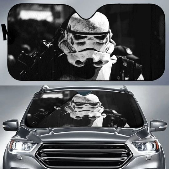 Stra Wars Stormtrooper Car Auto Sun Shades, Car Accessories