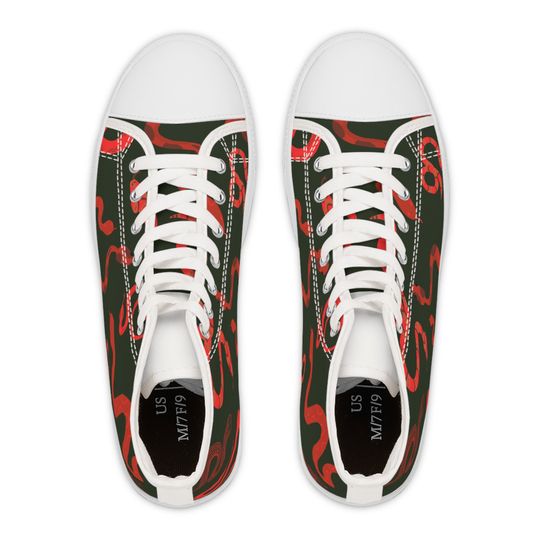 Women's Reputation inspired snake High Top Sneakers